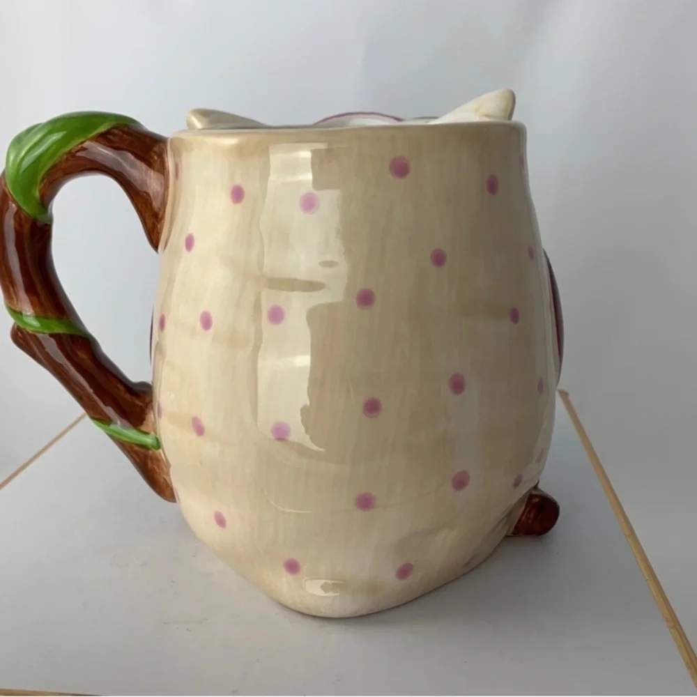 Pier 1 Ollie the Owl Whimsical Mug, Owl Coffee Cup 20oz, Gifts for Her